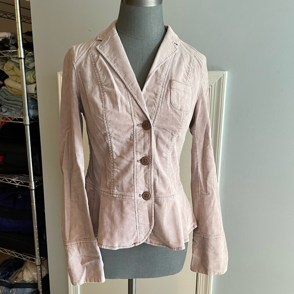 Dusty pink corduroy jacket